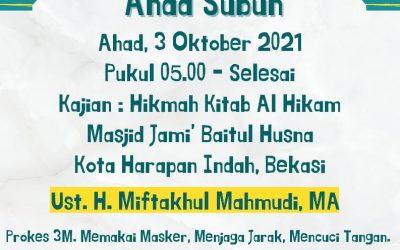 Undangan Taklim Ahad Shubuh